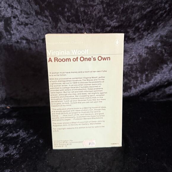 A Room Of One’s Own by Virginia Woolf | 1973 | Vintage Penguin Classic - Picture 9 of 10
